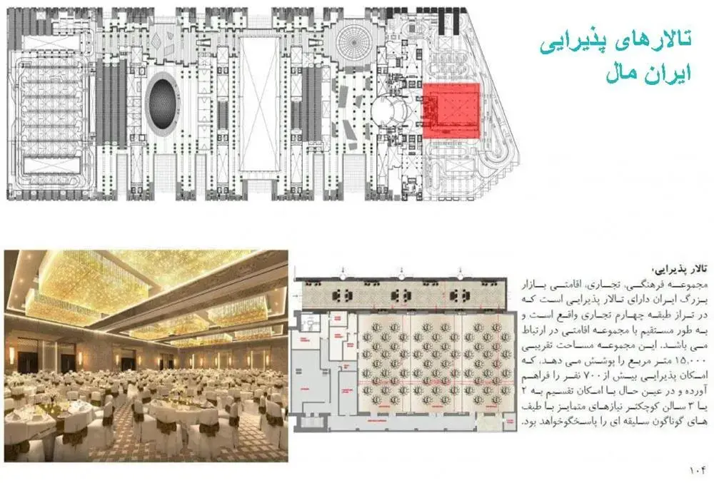 تالار پذیرایی ایران مال